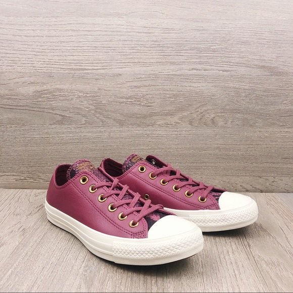 🦋Converse Chuck Taylor All Star Leather Ox Shoes - Picture 2 of 6